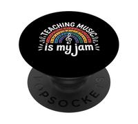 La enseñanza Divertida de la música es mi Profesor Diciendo Jam PopSockets PopGrip Adhesivo