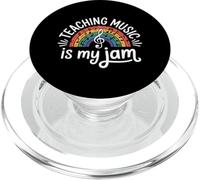 La enseñanza Divertida de la música es mi Profesor Diciendo Jam PopSockets PopGrip para MagSafe