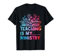 La enseñanza es mi Ministerio Flor Jesús Maestro Cristiano Camiseta