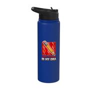 La enseñanza está en mi ADN Pasión Educador de niños Maestro adulto Stainless Steel Insulated Water Bottle