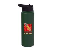 La enseñanza está en mi ADN Pasión Educador de niños Maestro adulto Stainless Steel Insulated Water Bottle