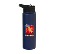 La enseñanza está en mi ADN Pasión Educador de niños Maestro adulto Stainless Steel Insulated Water Bottle