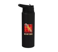 La enseñanza está en mi ADN Pasión Educador de niños Maestro adulto Stainless Steel Insulated Water Bottle