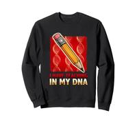 La enseñanza está en mi ADN Pasión Educador de niños Maestro Adulto Sudadera
