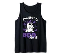 La Epilepsia es una sábana Morada Divertida sobre Fantasmas de Halloween Camiseta sin Mangas