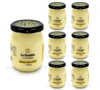 LA ERMITA Arroz con Leche, Postre Lácteo Tradicional en Tarro de Cristal, con Canela y Limón, Sin Gluten, 550 g (Pack 6 unidades)