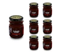 LA ERMITA MermeFruta de Fresa, Compota Estilo Mermelada con 80% Fruta, Sabor Natural y Sin Conservantes, Tarro de Vidrio 275 g (Pack 6 unidades)