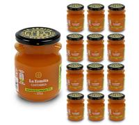 LA ERMITA MermeFruta de Manzana, Compota Estilo Mermelada con 75% Fruta, Toque de Limón, Sin Gluten ni Conservantes, Tarro de Vidrio 275 g (Pack 12 unidades)