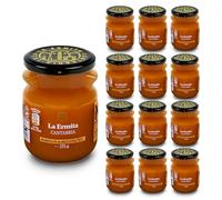LA ERMITA MermeFruta de Melocotón, Compota Estilo Mermelada con 70% Fruta, Sabor Natural y Sin Conservantes, Tarro de Vidrio 275 g (Pack 12 unidades)