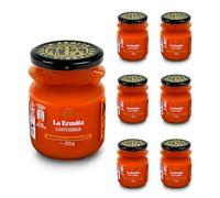 LA ERMITA MermeFruta de Zanahoria, Compota Dulce con 65% Verdura, Toque de Limón, Sin Gluten ni Conservantes, Tarro de Vidrio 275 g (Pack 6 unidades)