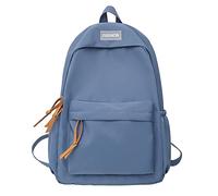 La escuela comienza temporada mujeres niñas estudiantes cremallera mochila de viaje de nylon mochila de viaje de alta capacidad mochilas adolescentes, azul, Einheitsgröße, Mochilas daypack