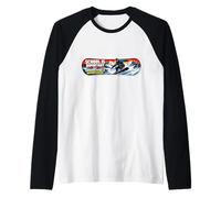 La Escuela es Importante, Pero el Snowboard es Importante para Estudiantes Camiseta Manga Raglan