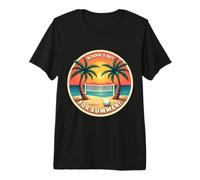 La Escuela está Fuera de Verano Profesor Estudiante Playa Volley Vintage Camiseta Premium