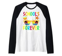 La Escuela está Fuera para Siempre jubilación 2025 Camiseta Manga Raglan