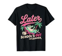 La Escuela Posterior está Fuera para Summer Alligator Último día de Clases Camiseta
