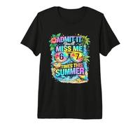 La Escuela Retro de Vacaciones de Verano está Fuera de la Escuela sarcástica gráfica Camiseta Premium