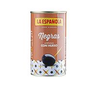 La Española Aceituna Negra Con Heso 350 g