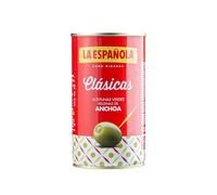 La española aceitunas rellenas de anchoa 130 gr【PACK AHORRO】- Caja de 12 Unidades