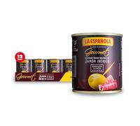 La Española - Aceitunas Rellenas de Jamon Iberico I Pack de 12 Unidades I IBÉRICAS