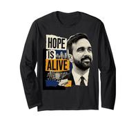 La Esperanza está Viva para los Amantes del Alcalde de Nueva York de Zohran Mamdani Manga Larga