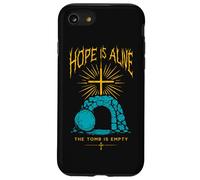 La Esperanza Está Viva Tumba Vacía Cristiano Pascua Él Resucitado Gótico Carcasa para iPhone SE (2020) / 7/8