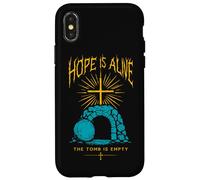 La Esperanza Está Viva Tumba Vacía Cristiano Pascua Él Resucitado Gótico Carcasa para iPhone X/XS