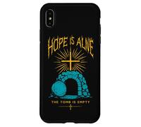 La Esperanza Está Viva Tumba Vacía Cristiano Pascua Él Resucitado Gótico Carcasa para iPhone XS MAX