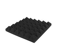 La espuma acústica 36X teja la de insonorización artesona el relleno del sonido estudio 2 x 10 pulgadas(Black)