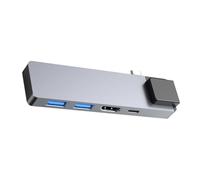 La estación de acoplamiento portátil ofrece PD100W Power Ethernet transferencia de datos rápida para concentradores USB de aluminio para el hogar