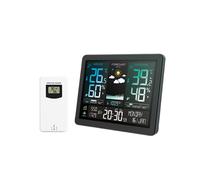La Estación Meteorológica Electrónica Multifuncional Cuenta con un Reloj de Pantalla A Color Inteligente para Temperatura y Humedad