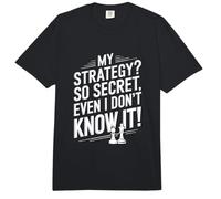La Estrategia de ajedrez es Secreto - Funny Chess Player Chess Club Comfort Colors Adult Heavyweight T-Shirt
