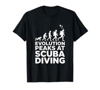 La evolución alcanza su Punto máximo en el Buceo Buceadores Divertidos Camiseta