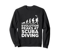 La evolución alcanza su Punto máximo en el Buceo Buceadores Divertidos Sudadera