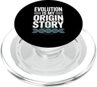 La evolución es mi Historia de Origen Diseño en Espiral de ADN PopSockets PopGrip para MagSafe