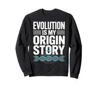 La evolución es mi Historia de Origen Diseño en Espiral de ADN Sudadera