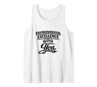 La Excelencia Ambiental Comienza contigo - Regalo para HSSE Camiseta sin Mangas