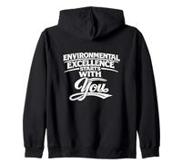 La Excelencia Ambiental Comienza contigo - Regalo para HSSE Sudadera con Capucha