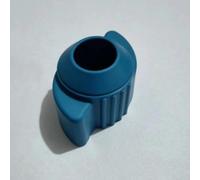 La extensión de perilla de puerta de agarre suave ayuda a aquellos con artritis o manos débiles a operar las puertas más cómodamente todos los días (azul)