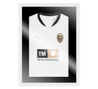 la fabrica del cuadro Marco para Camisetas. Ideal para Enmarcar Camisetas de Futbol, Deportes Varios, Conciertos... Tres Tamaños, Niños, Mediano y Grande. (MARCO BLANCO FONDO NEGRO, GRANDE 61X75)