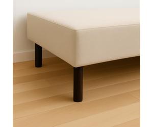 La fabrique de Patas am20170005 Juego de 4 pies de Cama Cilindros Madera Tintado, Color wengué 15 x 6 x 6 cm