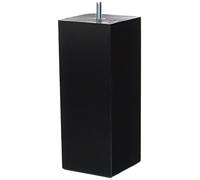 La Fabrique de Pies AM20170155 - Juego de 4 Patas de Cama, Madera lacada, Color Negro, 20 x 8 x 8 cm