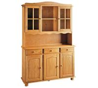 La Factoría Muebles - Alacena 3 puertas en pino macizo, talla 130 x 197 x 42cm