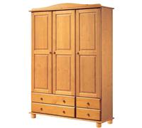 La Factoría Muebles - Armario 3 puertas y 4 cajones en , talla 130 x 197 x 52cm