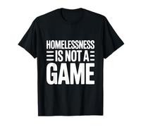 La Falta de Vivienda no es un Juego Que provoca la reflexión Camiseta