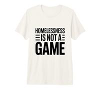 La Falta de Vivienda no es un Juego Que provoca la reflexión Camiseta Premium