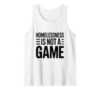 La Falta de Vivienda no es un Juego Que provoca la reflexión Camiseta sin Mangas