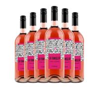 La Famiglia Rosato Venezia 1 L Vino rosado (Caja de 6 Botellas de 1 L)