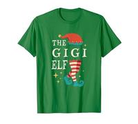 La Familia de suéter navideño Feo Lindo Elfo Gigi Camiseta, Hombre, Verde Kelly, XXL