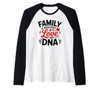 La Familia es Amor, no el ADN, Madre adoptiva, madrastra, día de adopción Camiseta Manga Raglan