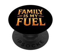 La familia es mi combustible. La paternidad, el amor, el propósito. PopSockets PopGrip Adhesivo